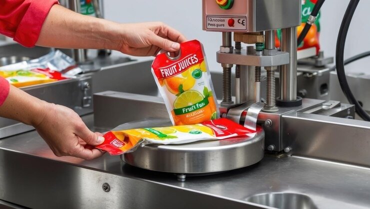 imgi 495 automated juice packaging process modern industrial setting 1294860 146770